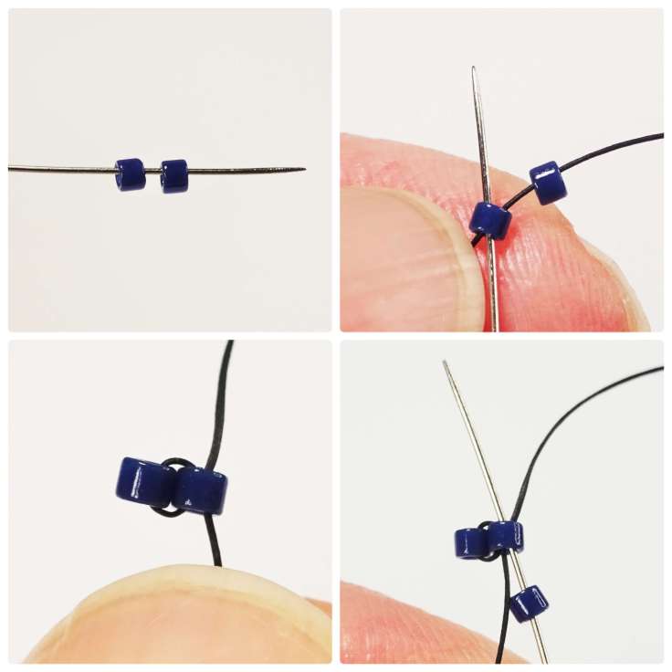 Free brick stitch flower earrings tutorial