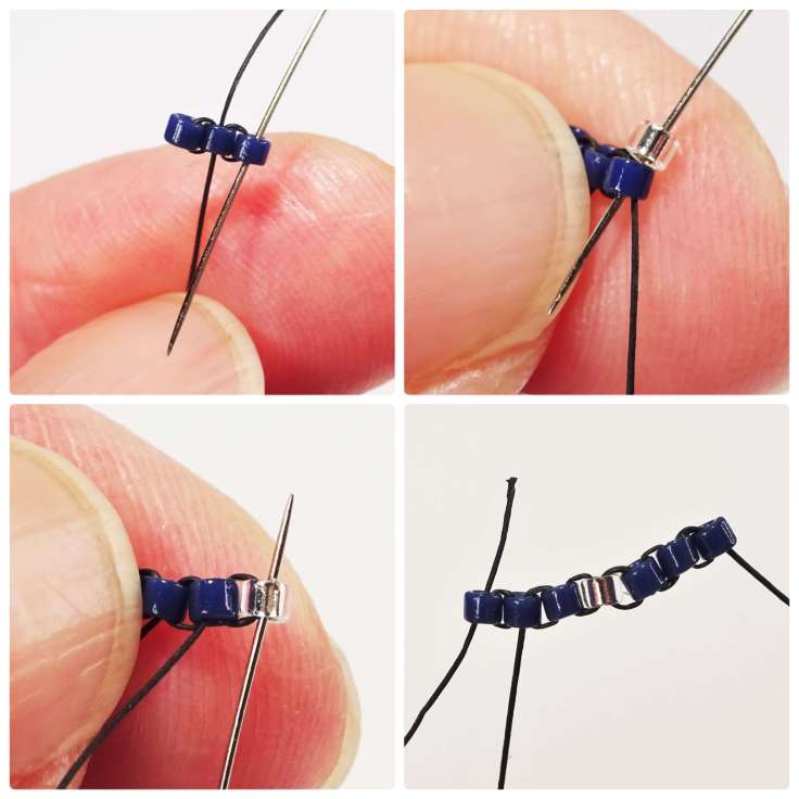 Free brick stitch flower earrings tutorial