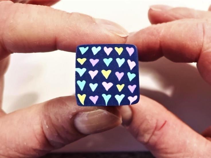 Polymer Clay Square Heart Cane Tutorial