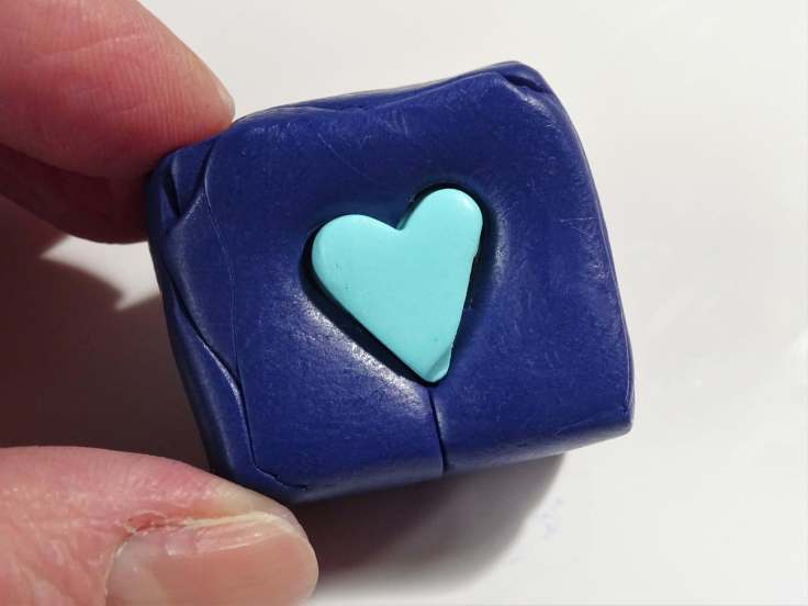 Polymer Clay Square Heart Cane Tutorial