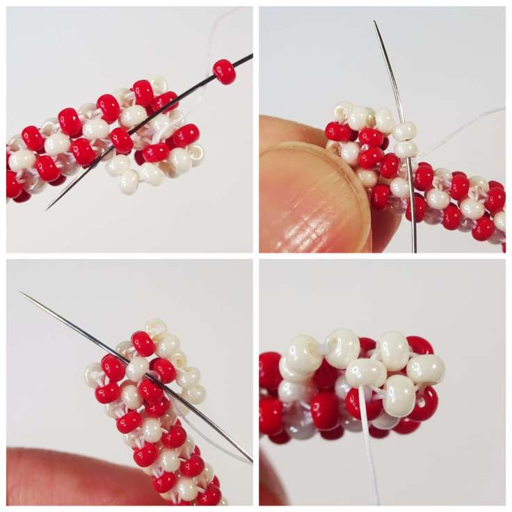 Cubic right angle weave (craw) heart tutorial