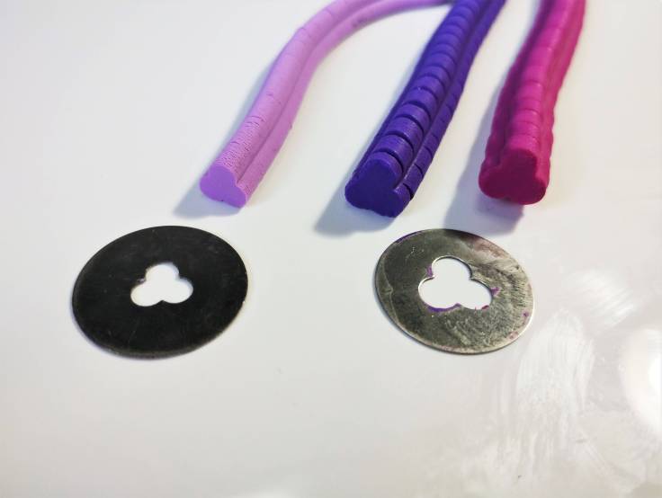 How to make a polymer clay slab using an extruder