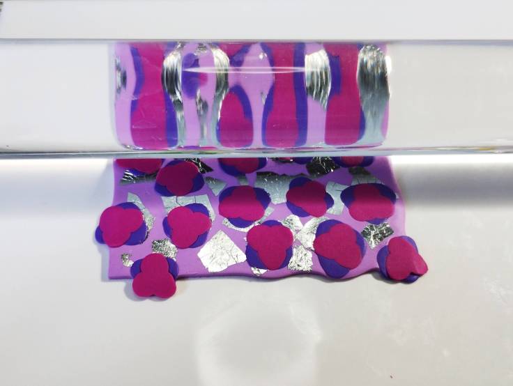 How to make a polymer clay slab using an extruder