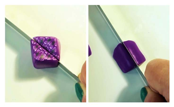 How to use a failed polymer clay cane to make a new cane