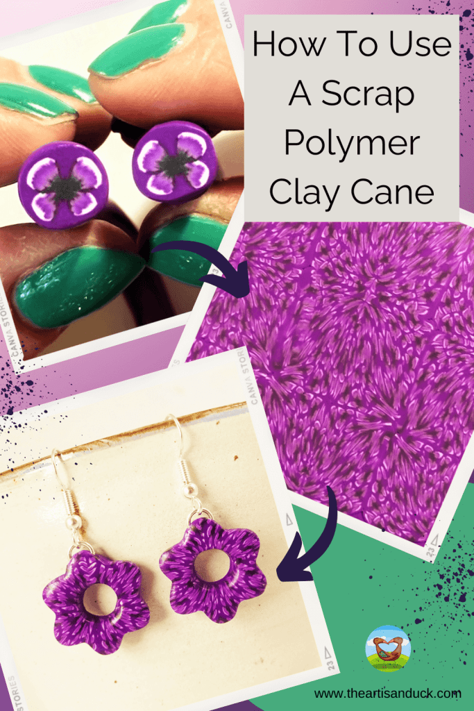 How to use a failed polymer clay cane to make a new cane