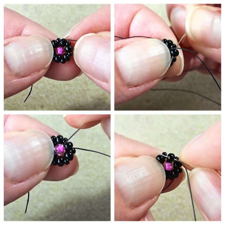 Halloween cat easy seed bead tutorial by the artisan duck