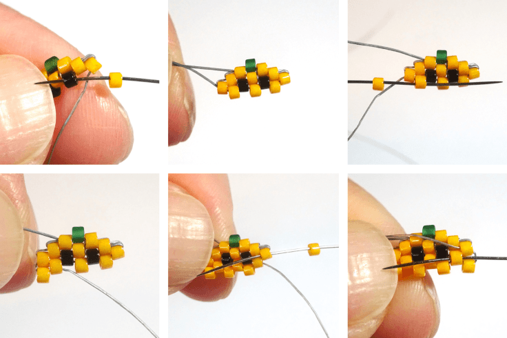 Peyote pumpkin step by step tutorial