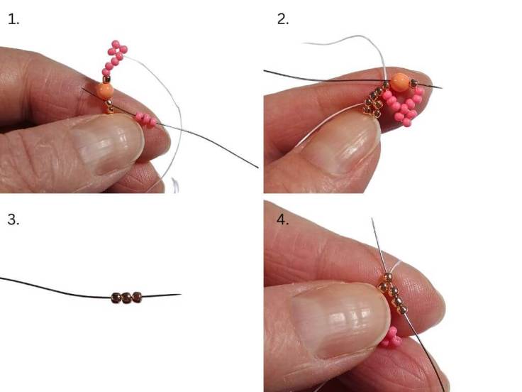 Easy seed bead necklace tutorial