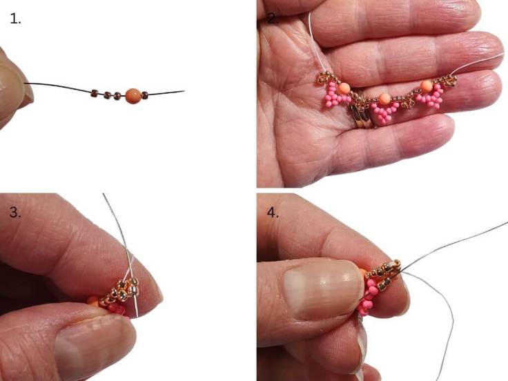 Easy seed bead necklace tutorial