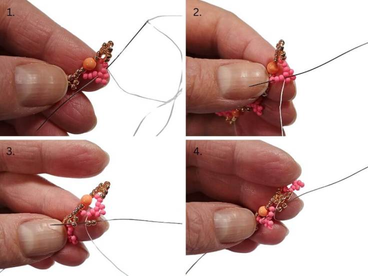 Easy seed bead neckalce tutorial