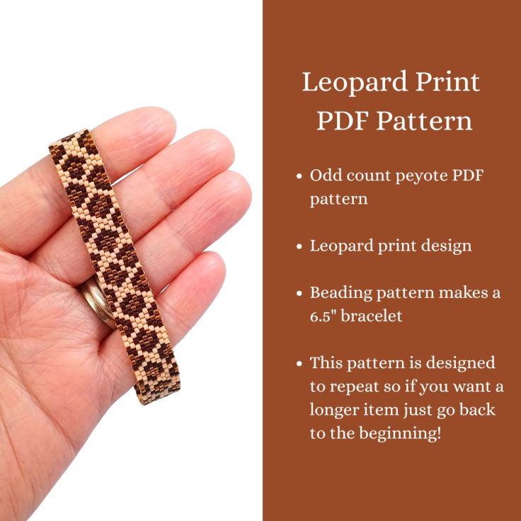 Information about peytote leopard print pdf pattern