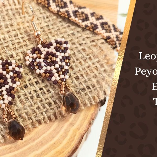 Leopard Print Peyote Triangle Tutorial – A Free Beading&nbsp;Pattern