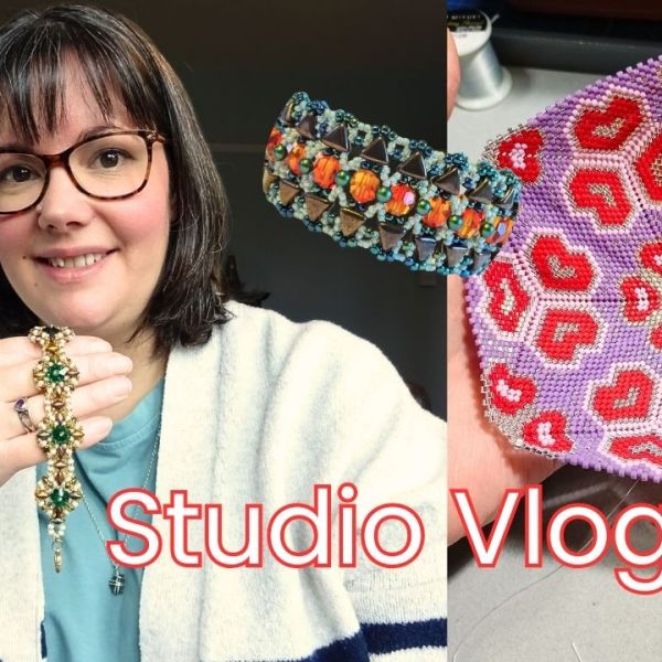 Studio Vlog – Showing Old Bead Projects, Current Beading Projects and Behind The&nbsp;Scenes