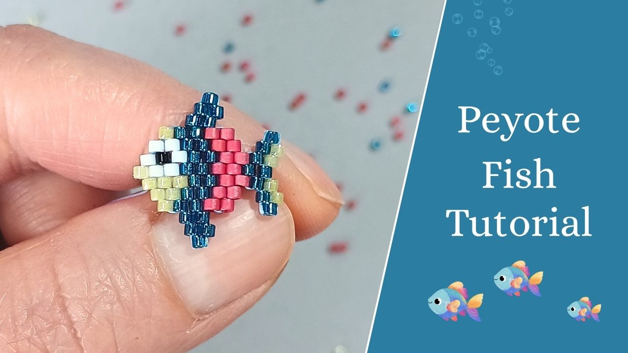 Peyote fish beading tutorial