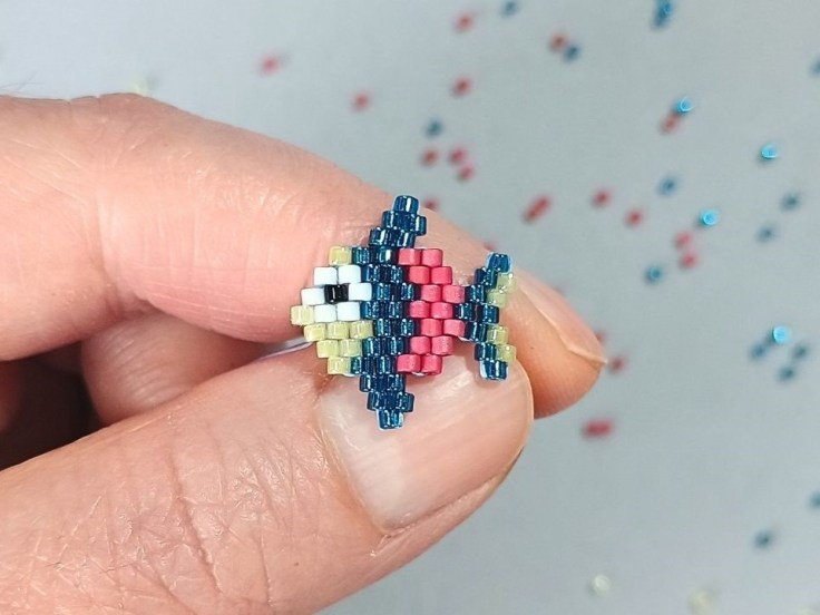 Peyote stitch fish