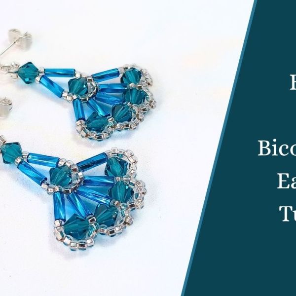 Bugle and Bicone Bead Earring Tutorial – A Free Bead Weaving&nbsp;Pattern
